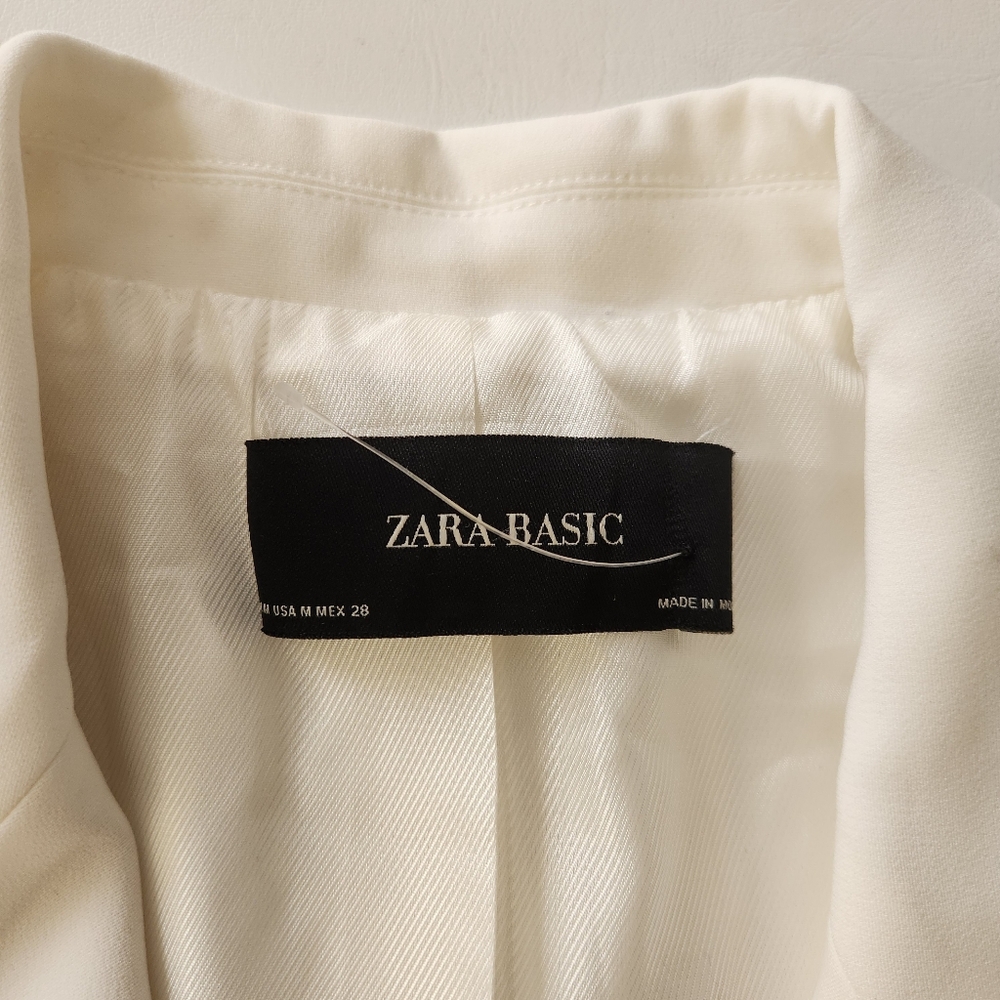 Zara Basic Open Front Blazer Jacket - image 8
